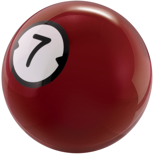 Billiards House Ball number 7 seven pound
