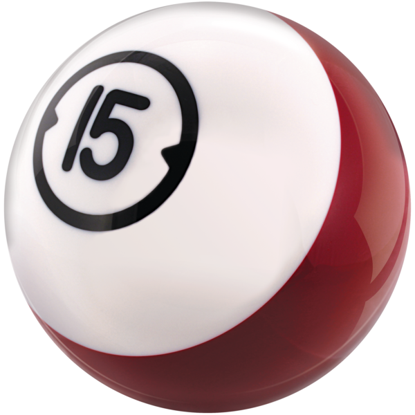 Billiards House Ball Number 15 Fifteen pound