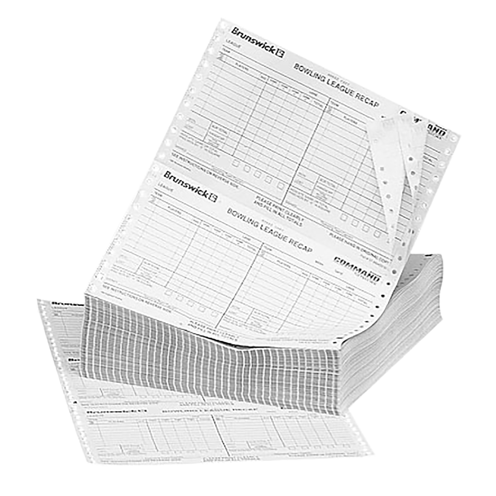 Command Network™ Team Scoring Recap Forms | Brunswick Bowling